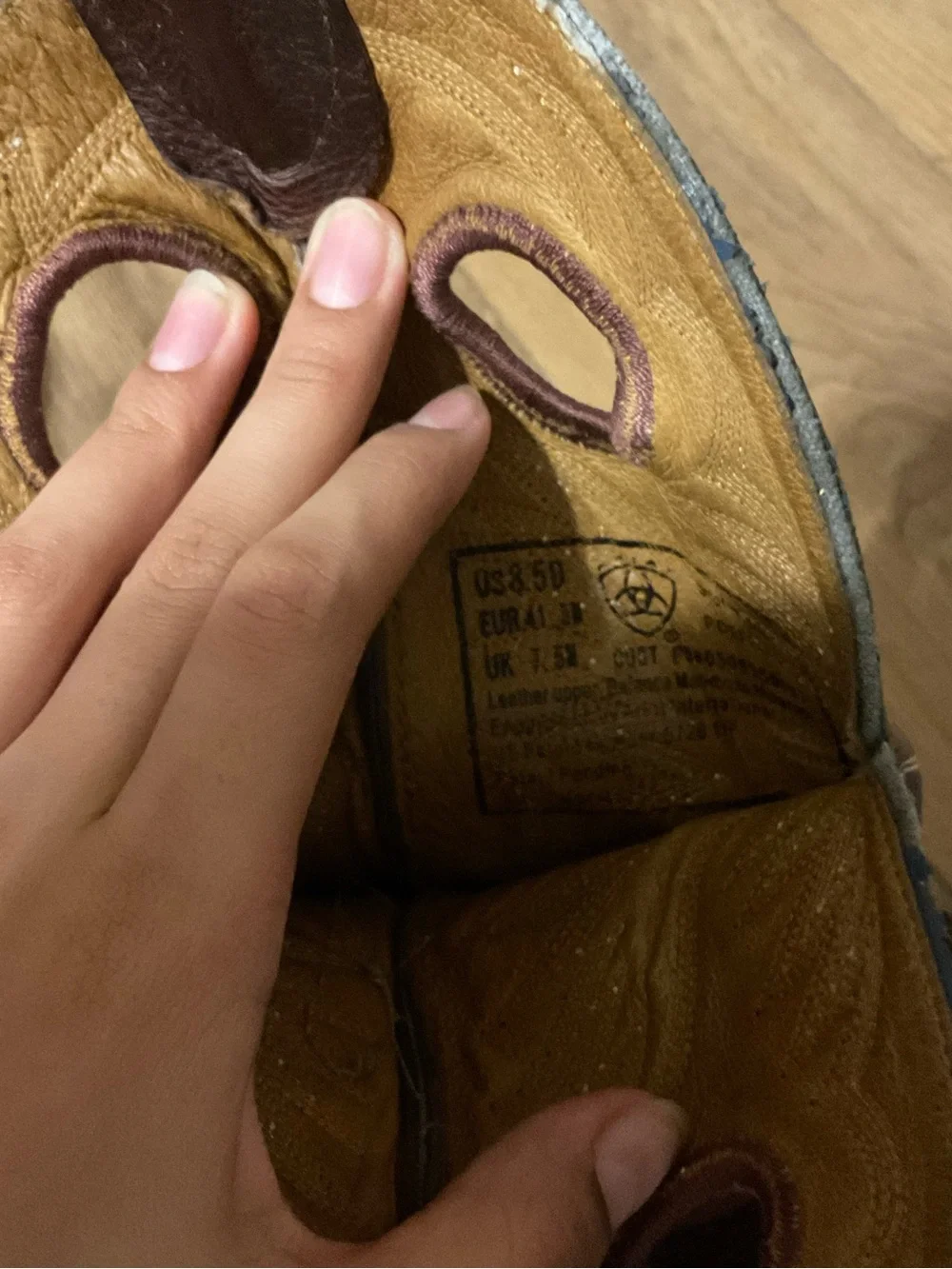 Ariat purple  Western Pull-On Cowboy Boots